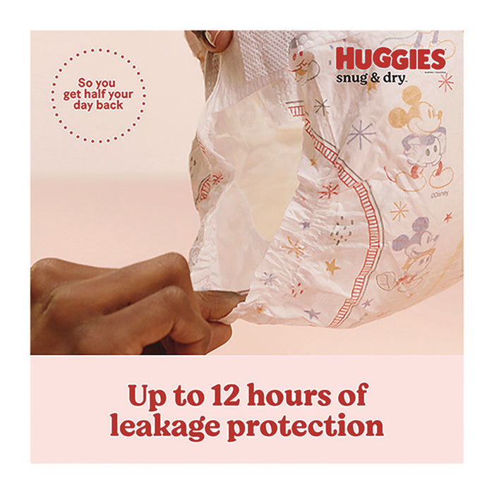 Snug and Dry Diapers, Size 2, 12 lbs to 18 lbs, 116/Carton