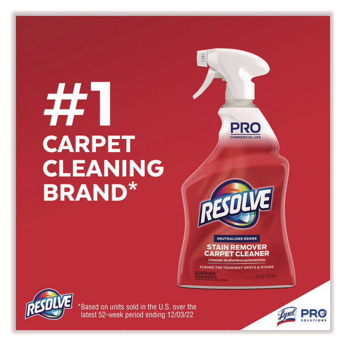 Carpet Cleaner, Unscented, 32 oz Spray Bottle, 12/Carton