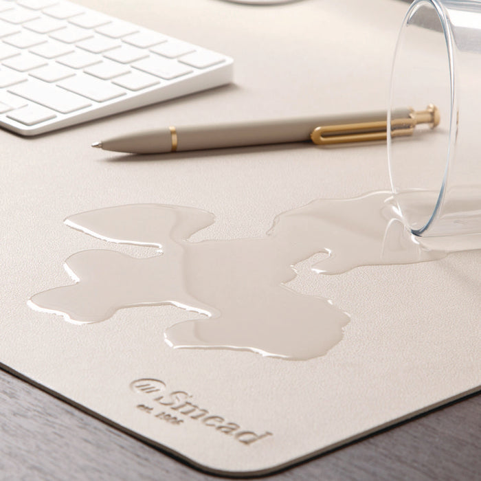 Vegan Leather Desk Pads, 23.6" x 13.7", Sandstone