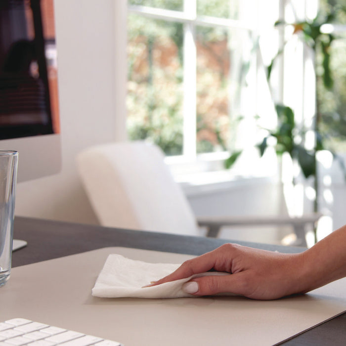 Vegan Leather Desk Pads, 23.6" x 13.7", Sandstone