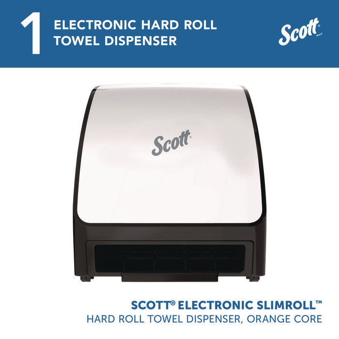 Slimroll Electronic Towel Dispenser, 12.35 x 7.25 x 11.8, White/Black