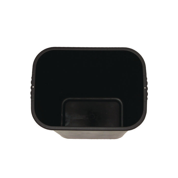 Soft-Sided Wastebasket, 41 qt, Polyethylene, Black