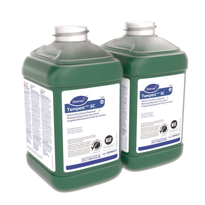 Tempest TM/MC SC Solvent Free Cleaner/Degreaser, 2.5 L J-Fill Bottle, 2/Carton