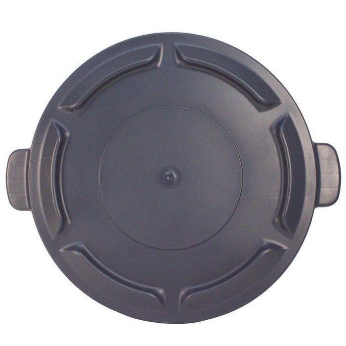 Value-Plus Gator Container Lids, For 20 gal, Flat-Top, 20.4" Diameter, Gray