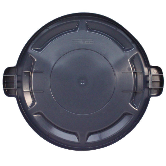 Value-Plus Gator Container Lids, For 20 gal, Flat-Top, 20.4" Diameter, Gray