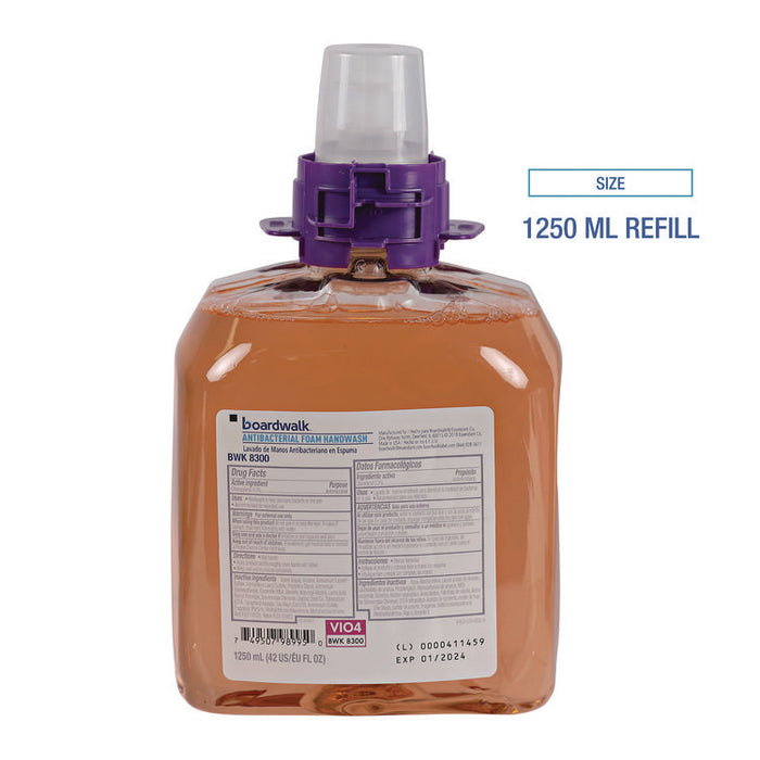 Foam Antibacterial Handwash, Fresh Fruit Scent, 1,250 mL Refill, 4/Carton
