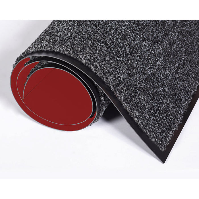 Marathon Wiper/Scraper Mat, Rectangular, Anthracite/Black Textured Needle-Punch Surface, 48" x 72"
