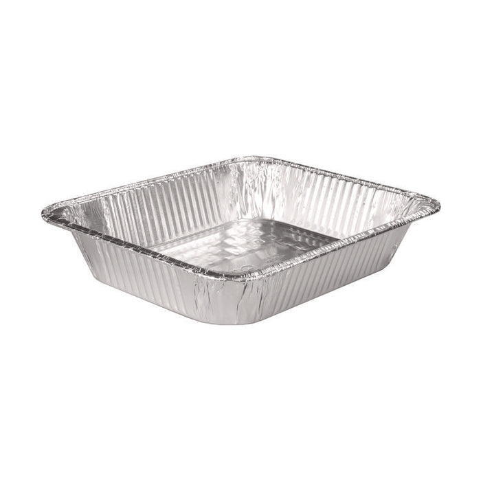 Aluminum Steam Table Pans, Half-Size Deep, 10.38" x 2.56" x 12.75", 100/Carton