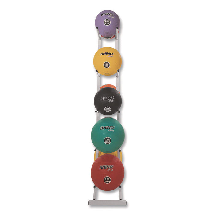 Double Medicine Ball Tree, 12" x 23" x 51", White
