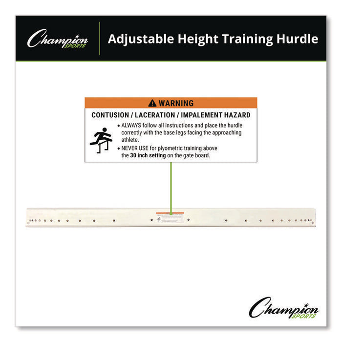 Adjustable Training Hurdle, 41" x 14", 1" Tube dia