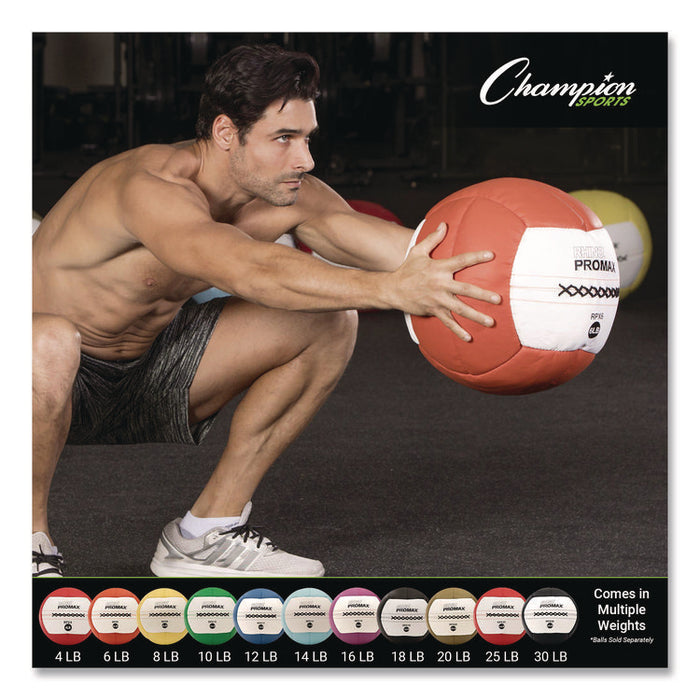 Rhino Promax Medicine Ball, 16 lb, Purple
