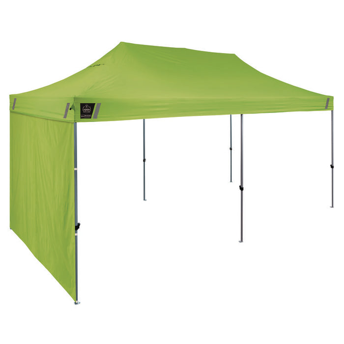 Shax 6091 Pop-Up Tent Sidewall, 120" x 120", Polyester, Lime