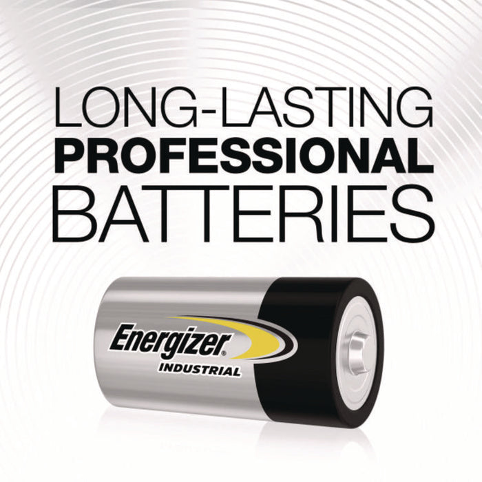 Industrial Alkaline D Batteries, 1.5 V, 12/Box