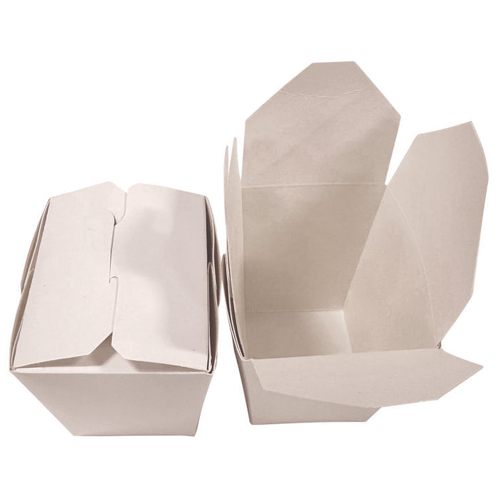 Food Pail, 32 oz, 4 x 3.69 x 4.55, White, Paper, 400/Carton