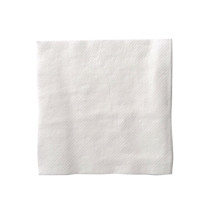 Cocktail Napkins, 1-Ply, 9 x 9, White, 500/Pack, 8 Packs/Carton