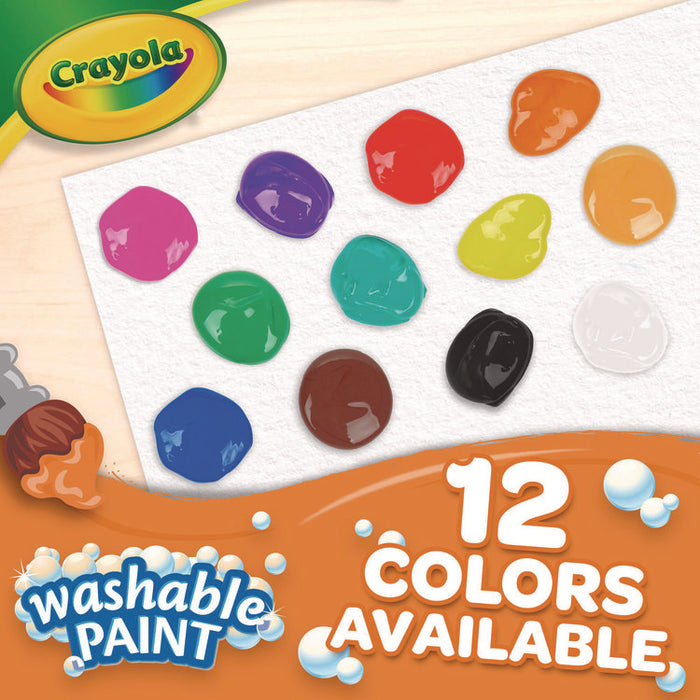 Washable Paint, Red, 1 gal Bottle
