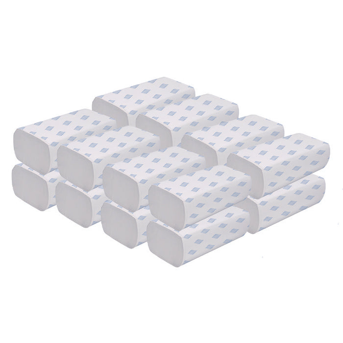 Multifold Towels, 1-Ply, 9.25 x 9.05, White, 250/Pack, 16 Packs/Carton