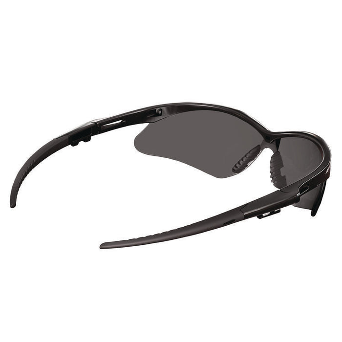 V30 Nemesis VL Safety Glasses, Black Half Frame, Smoke Dual Lens, 12/Carton