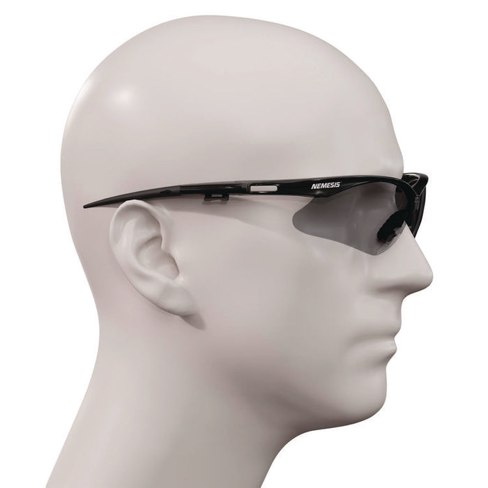 V30 Nemesis VL Safety Glasses, Black Half Frame, Smoke Dual Lens, 12/Carton