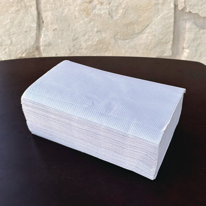 Boardwalk Green Single-Fold Towels, 1-Ply, 9.13 x 10.25, Natural White, 250/Pack, 16 Packs/Carton