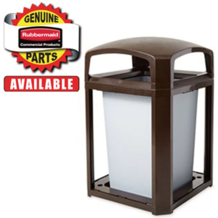 Base for 35 gal Landmark Series Container, 26 x 26 x 2, Sable