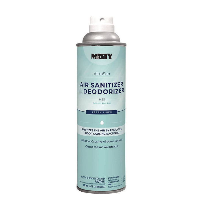 AltraSan Air Sanitizer and Deodorizer, Fresh Linen, 10 oz Aerosol Spray