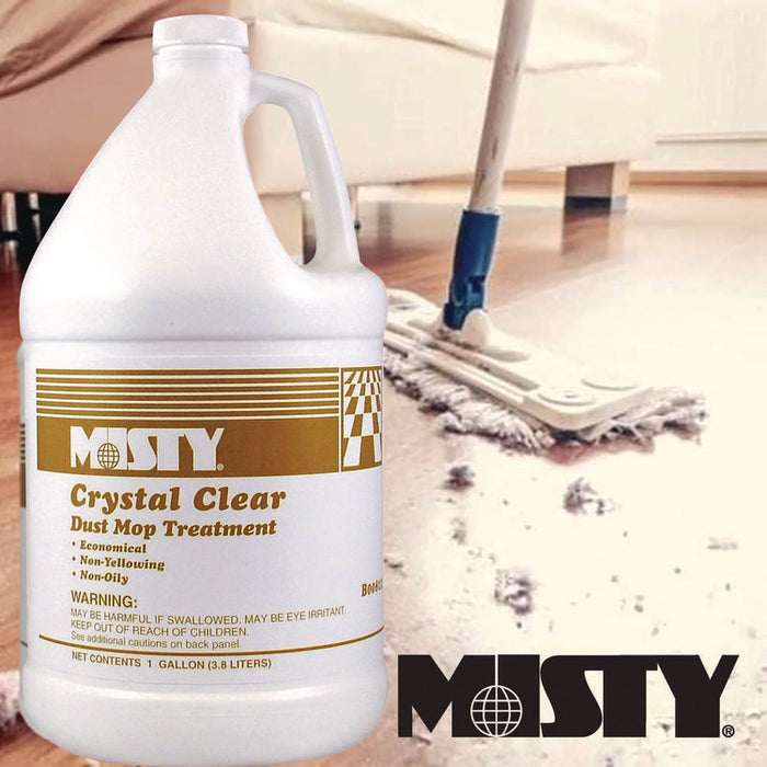 Dust Mop Treatment, Attracts Dirt, Non-Oily, Grapefruit Scent, 1 gal, 4/Carton