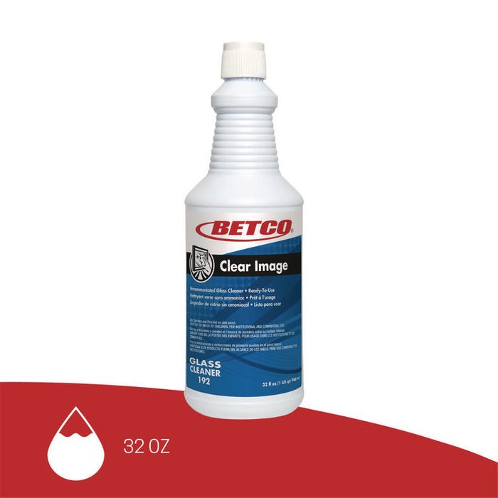 Clear Image Glass and Surface Cleaner, 32 oz Bottle, 12/Carton