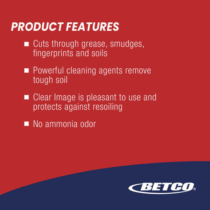 Clear Image Glass and Surface Cleaner, 32 oz Bottle, 12/Carton