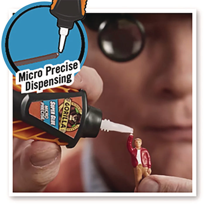 Super Glue Micro Precise, 0.18 oz, Dries Clear