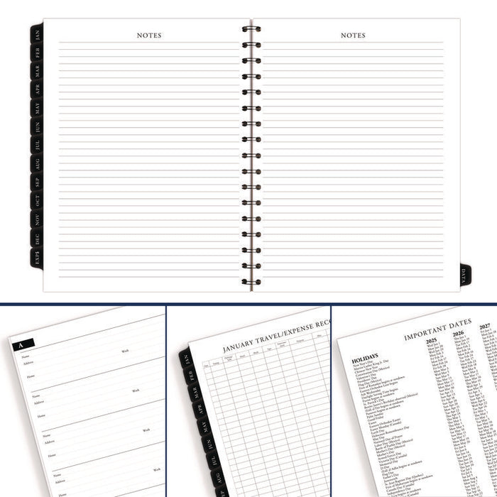 Executive Weekly/Monthly Planner Refill with Hourly Appointments, 8.75 x 6.88, White Sheets, 12-Month (Jan to Dec): 2026