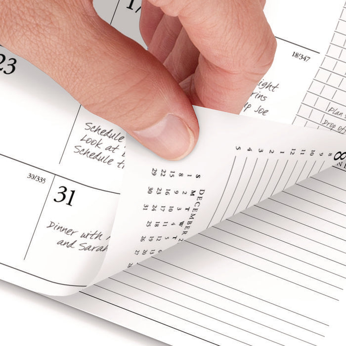 Executive Weekly/Monthly Planner Refill with Hourly Appointments, 8.75 x 6.88, White Sheets, 12-Month (Jan to Dec): 2026