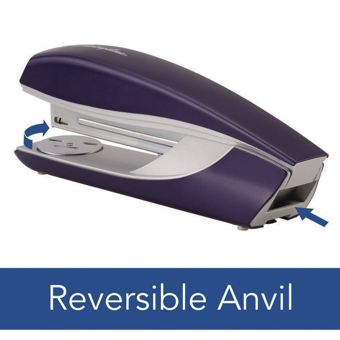 NeXXt Series Style Metal Stapler, 40-Sheet Capacity, Blue