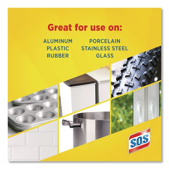 Steel Wool Soap Pads, Steel, 4/Box, 24 Boxes/Carton