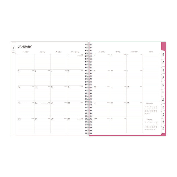 Breast Cancer Awareness Create-Your-Own Cover Weekly/Monthly Planner, Orchids Artwork, 11 x 8.5, 12-Month (Jan to Dec): 2026