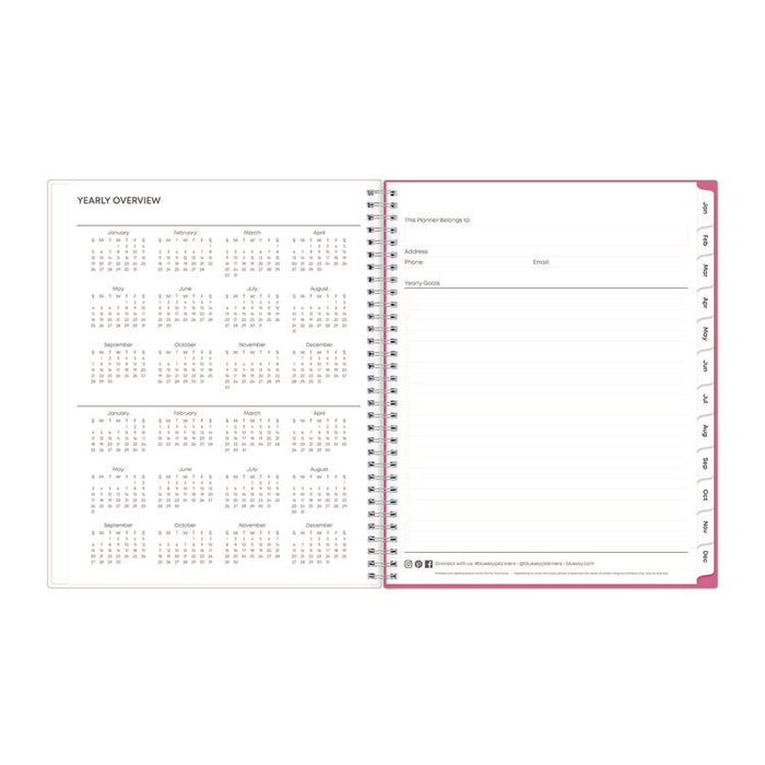 Breast Cancer Awareness Create-Your-Own Cover Weekly/Monthly Planner, Orchids Artwork, 11 x 8.5, 12-Month (Jan to Dec): 2026