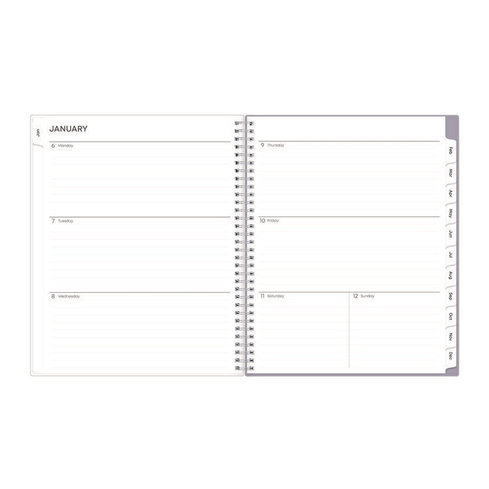 Laila Create-Your-Own Cover Weekly/Monthly Planner, Wildflower Artwork, 11 x 8.5, Purple/Blue/Pink, 12-Month (Jan-Dec): 2026