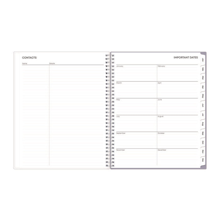 Laila Create-Your-Own Cover Weekly/Monthly Planner, Wildflower Artwork, 11 x 8.5, Purple/Blue/Pink, 12-Month (Jan-Dec): 2026