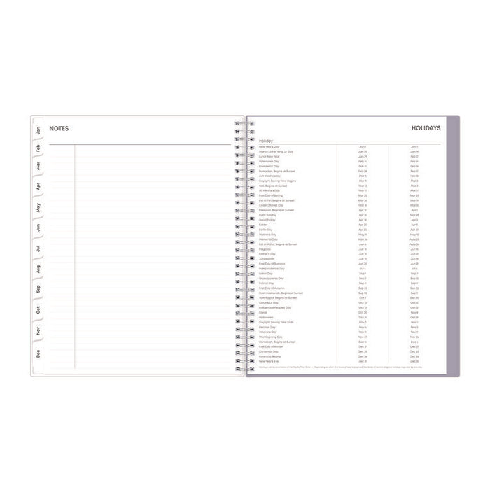Laila Create-Your-Own Cover Weekly/Monthly Planner, Wildflower Artwork, 11 x 8.5, Purple/Blue/Pink, 12-Month (Jan-Dec): 2026