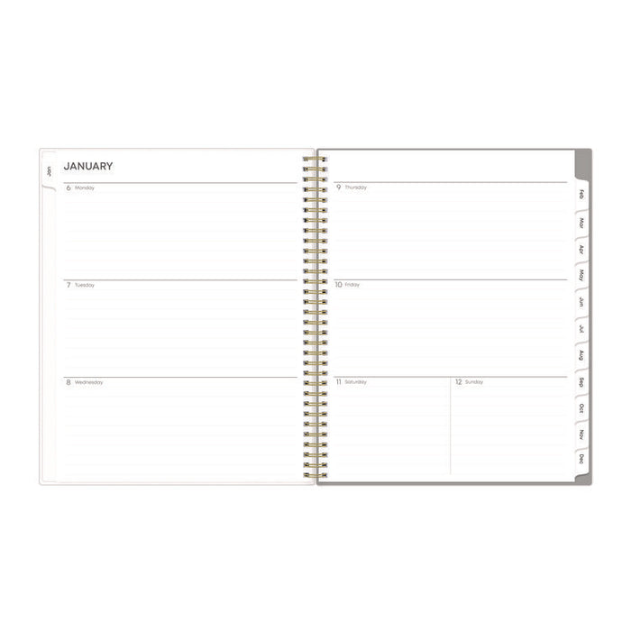 Sophie Frosted Weekly/Monthly Planner, Floral Artwork, 11 x 8.5, Multicolor Cover, 12-Month (Jan to Dec): 2026