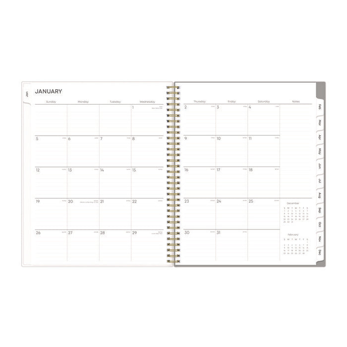 Sophie Frosted Weekly/Monthly Planner, Floral Artwork, 11 x 8.5, Multicolor Cover, 12-Month (Jan to Dec): 2026