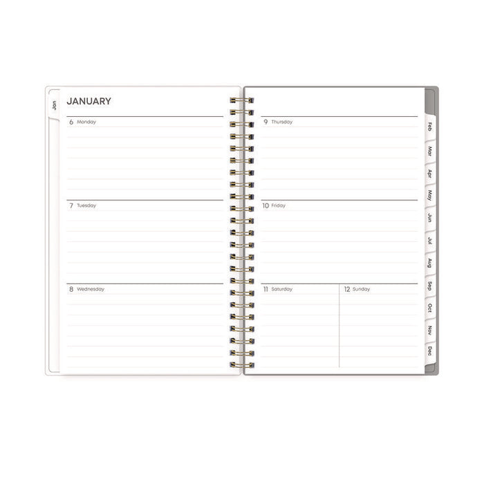 Sophie Frosted Weekly/Monthly Planner, Floral Artwork, 8 x 5, Multicolor Cover, 12-Month (Jan to Dec): 2026