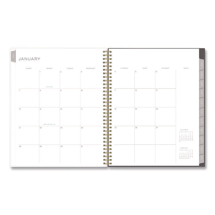 Kelly Ventura Midnight Garden Weekly/Monthly Planner, Floral Artwork, 11 x 8.5, Multicolor Cover, 12-Month (Jan to Dec): 2026