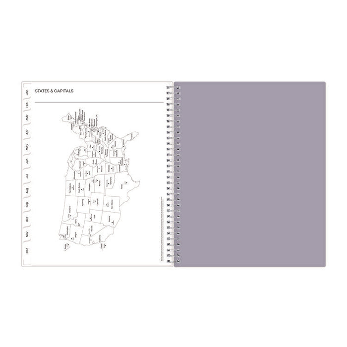 Laila Create-Your-Own Cover Weekly/Monthly Planner, Wildflower Artwork, 11 x 8.5, Purple/Blue/Pink, 12-Month (Jan-Dec): 2026