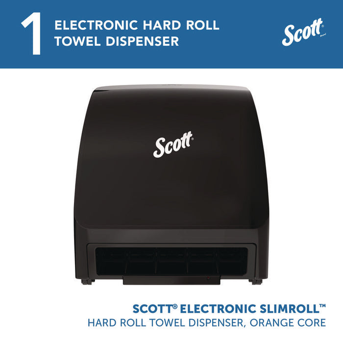 Slimroll Electronic Towel Dispenser, 12.35 x 7.25 x 11.8, Black