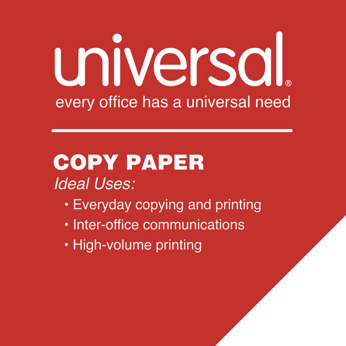Copy Paper, 92 Bright, 20 lb Bond Weight, 11 x 17, White, 500 Sheets/Ream, 5 Reams/Carton