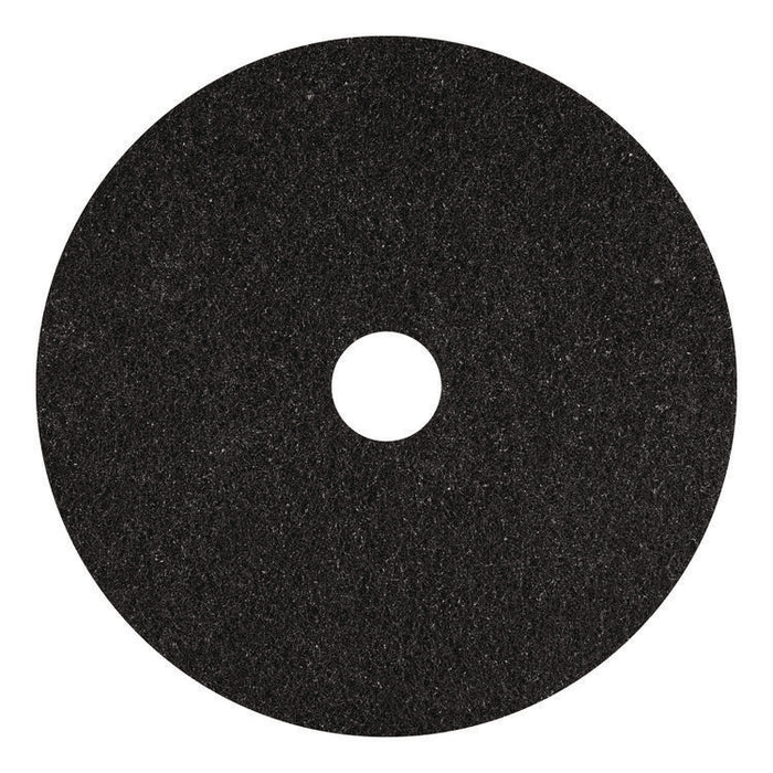 Stripping Pad, 12" Diameter, Black, 5/Carton