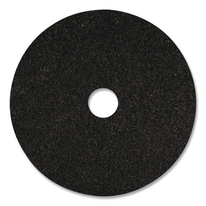 Stripping Pad, 15" Diameter, Black, 5/Carton