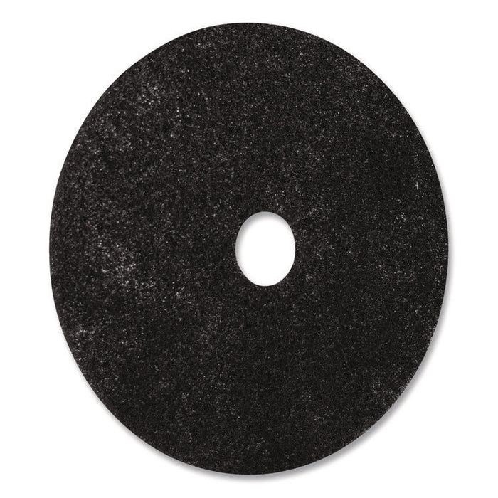 Stripping Pad, 12" Diameter, Black, 5/Carton