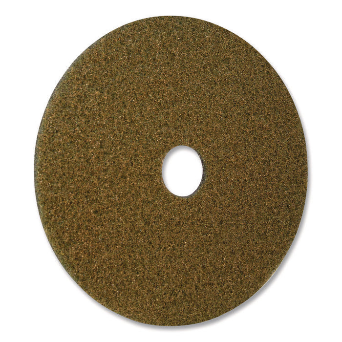 Black Diamond 1500 Grit Diamond Pad, 20" Diameter, Black and Yellow, 2/Carton